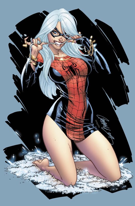 Black Cat in Spider-Man suit
