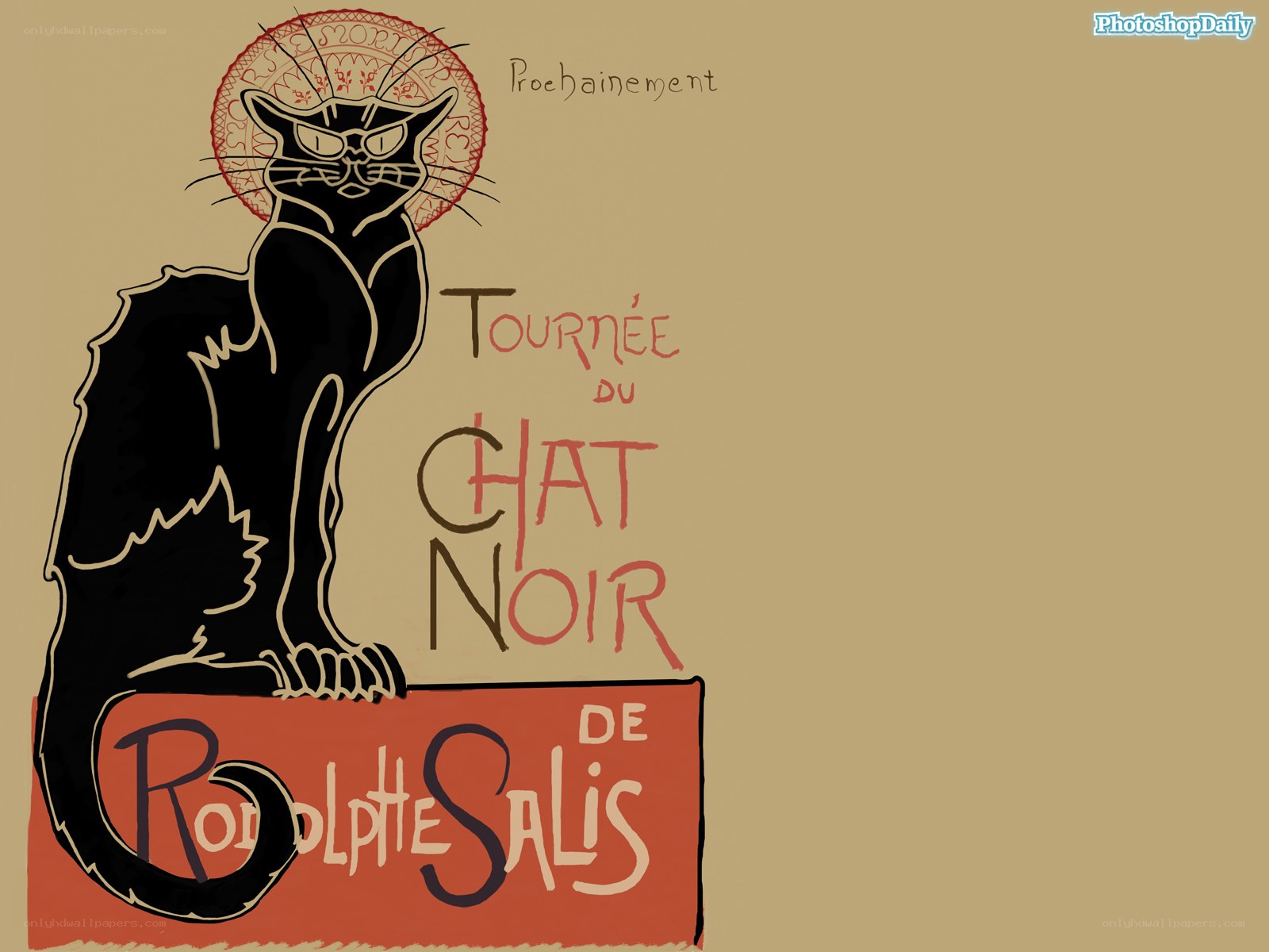 Black Cat Poster Art