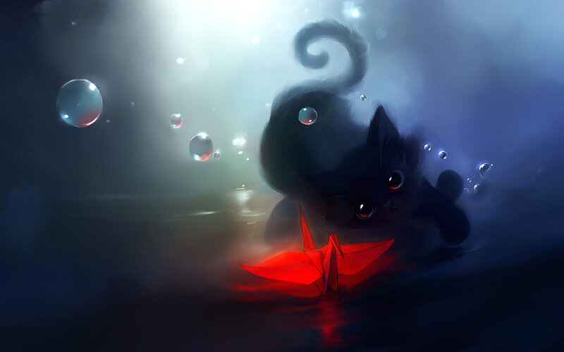 Black Cat Underwater