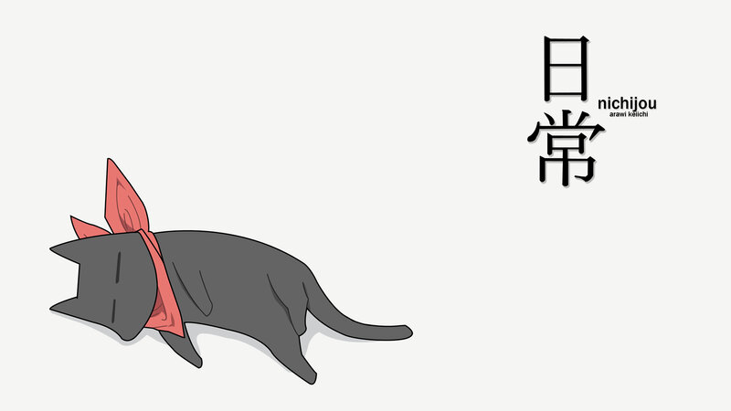 black cat with red bandana