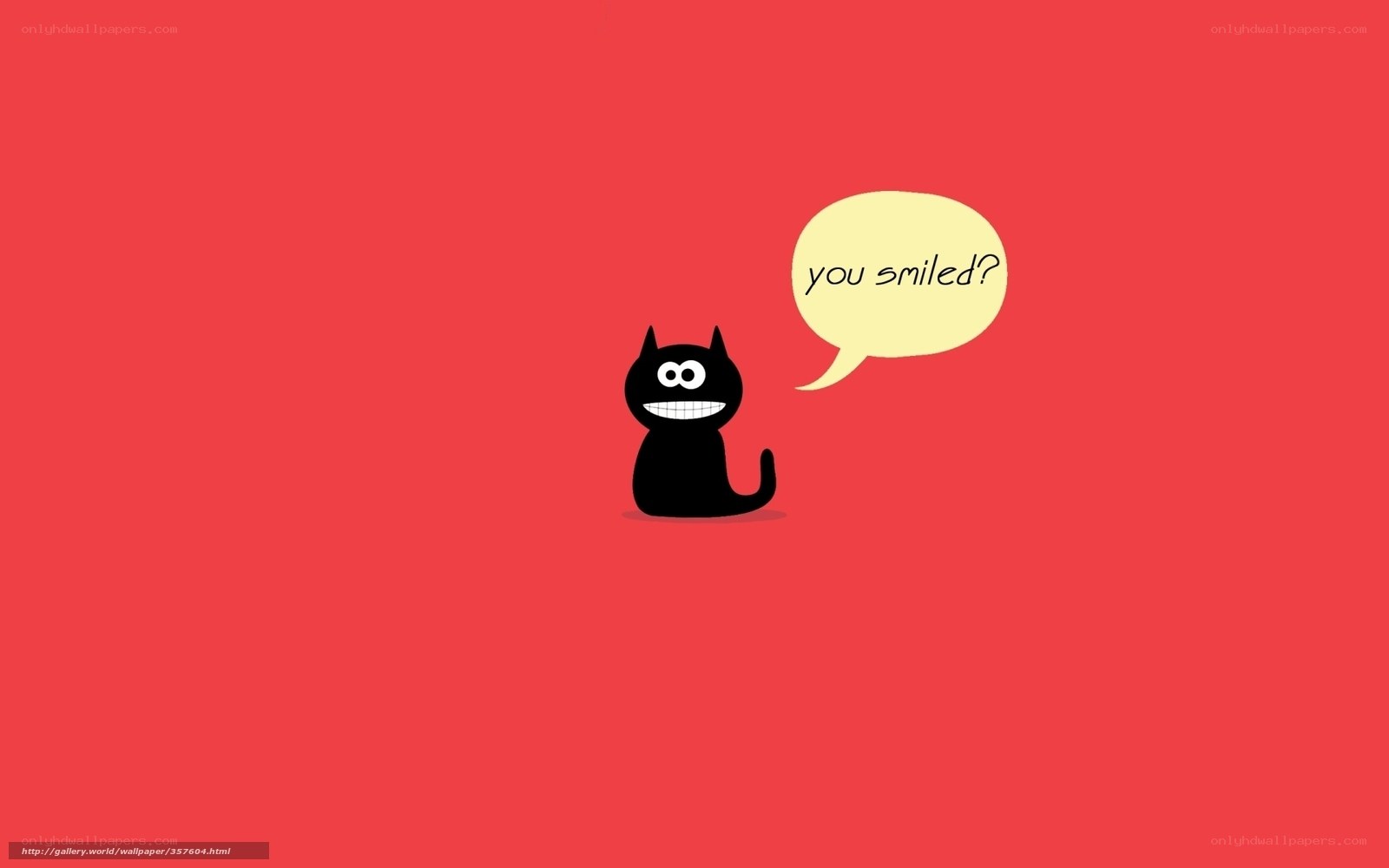 black cat with speech bubble