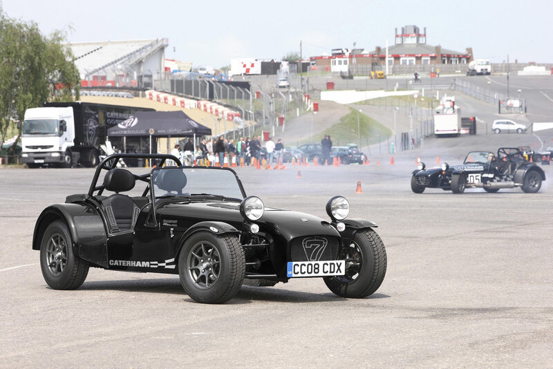 Black Caterham Race Car