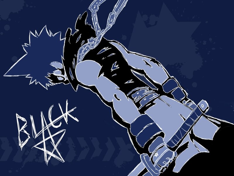 Black character artwork