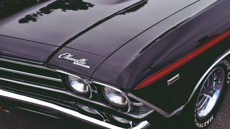 Black Chevelle Car