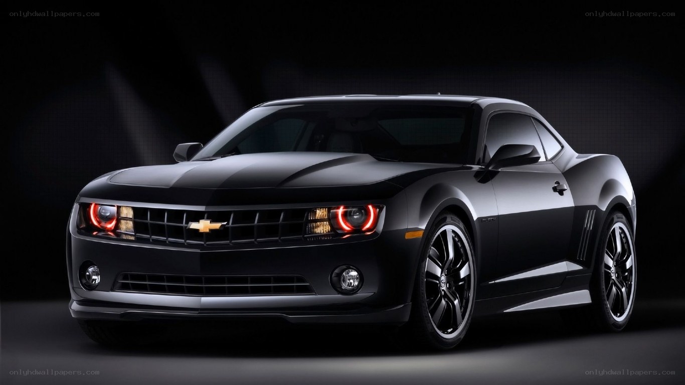 black chevrolet camaro