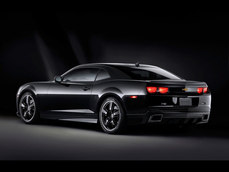Black Chevrolet Camaro — Car, Taillights