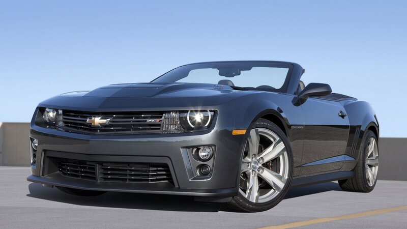black chevrolet camaro convertible