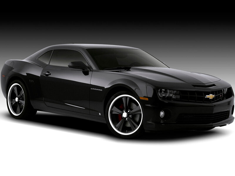 Black Chevrolet Camaro — Dramatic, Photograph, Car, Wheel