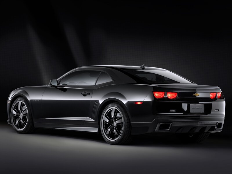 Black Chevrolet Camaro — Dramatic, Taillights