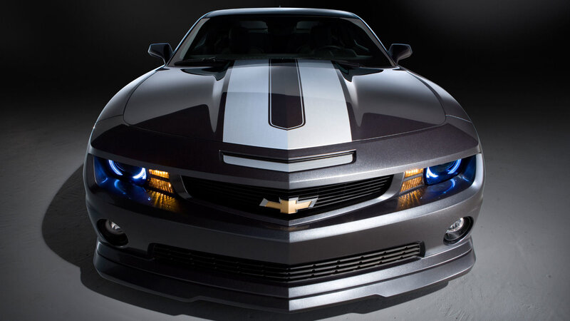 Black Chevrolet Camaro — Dramatic