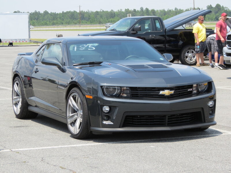 Black Chevrolet Camaro — Gray, Outdoor