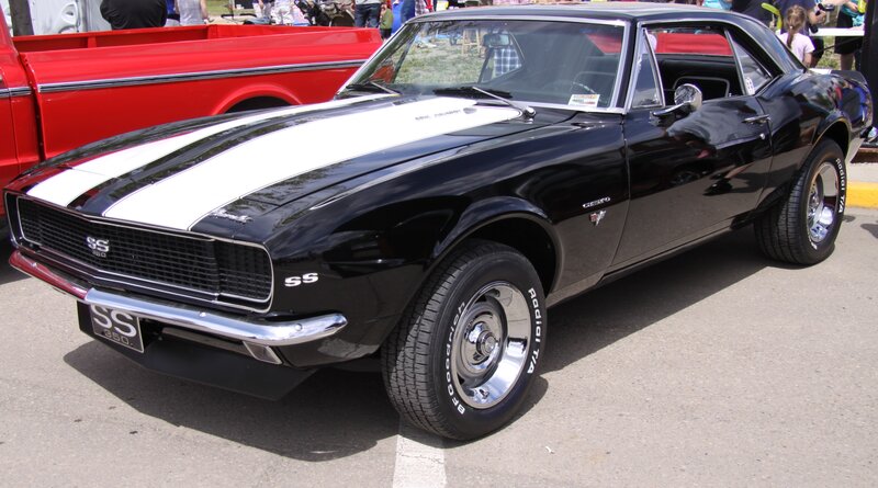Black Chevrolet Camaro — Outdoor, Afternoon