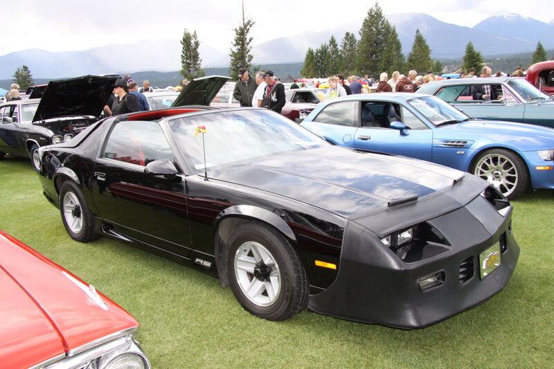 Black Chevrolet Camaro — Outdoor