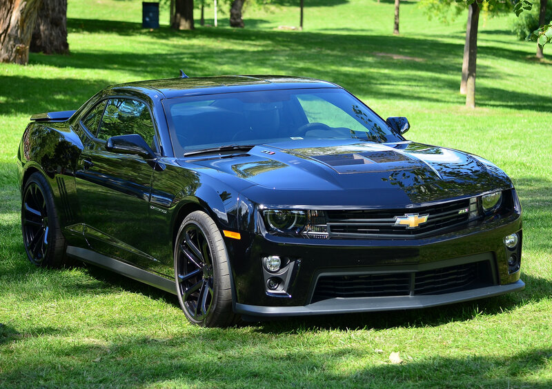 Black Chevrolet Camaro — Serene