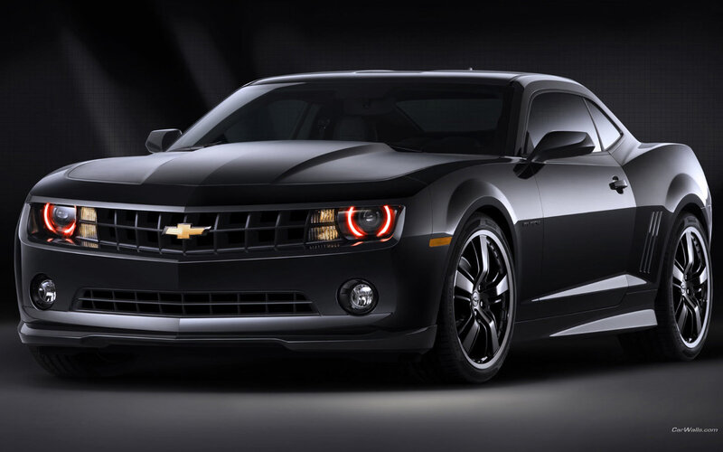 Black Chevrolet Camaro SS