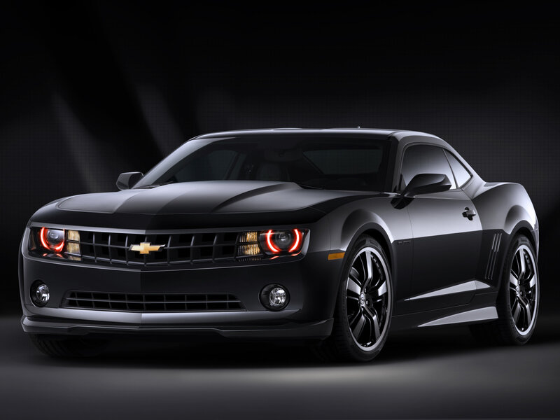 Black Chevrolet Camaro SS