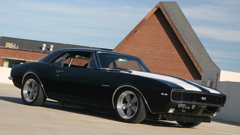 black chevrolet camaro ss