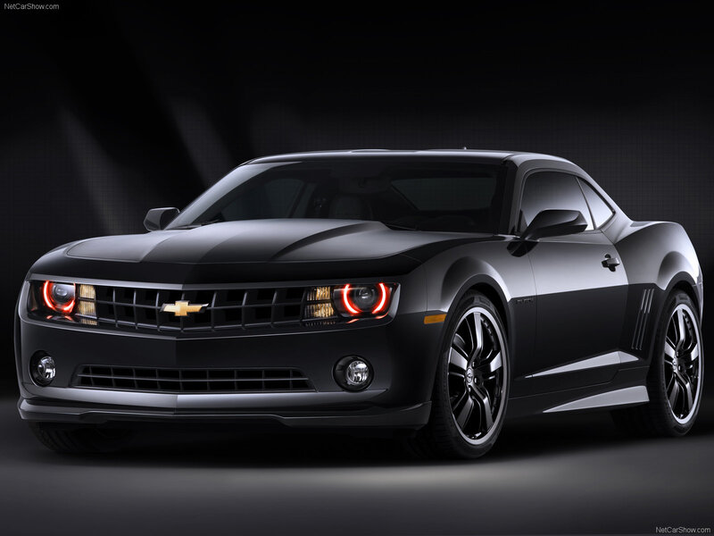 Black Chevrolet Camaro SS