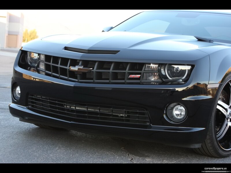 Black Chevrolet Camaro Ss — Dramatic, Afternoon, Photograph