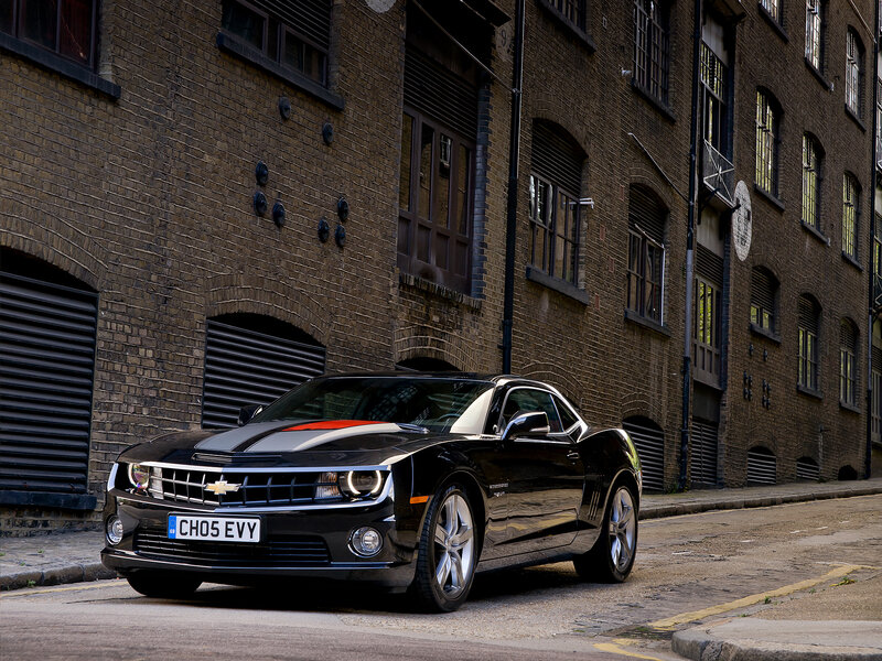 Black Chevrolet Camaro — Urban, Afternoon