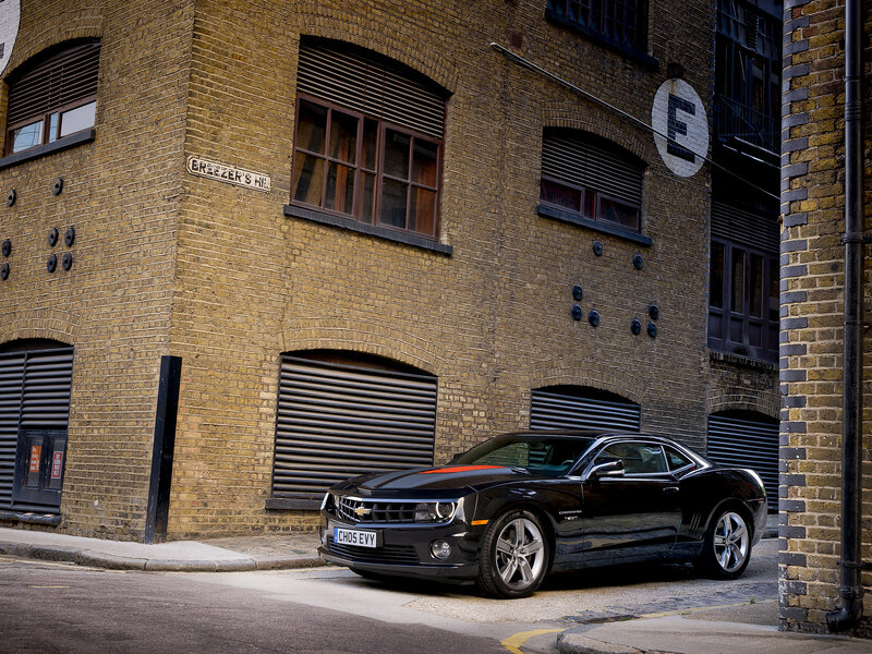 Black Chevrolet Camaro — Urban
