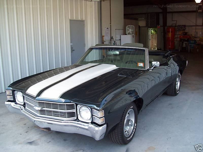 black chevrolet chevelle convertible
