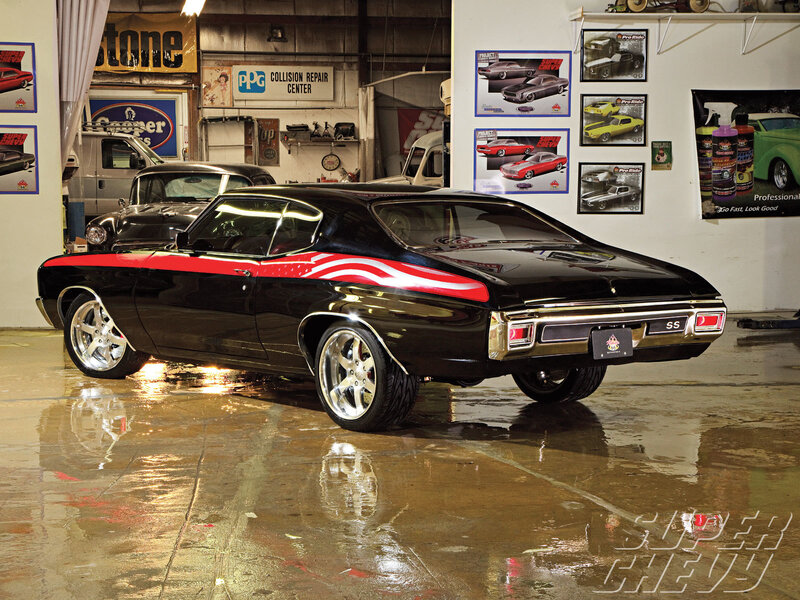 Black Chevrolet Chevelle — Dramatic