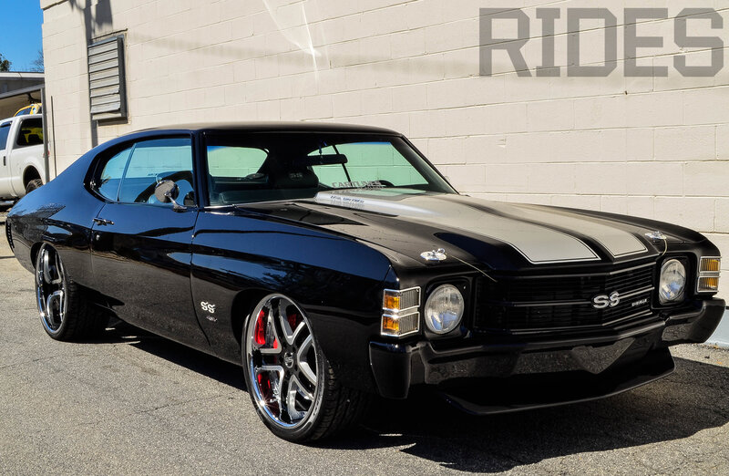 Black Chevrolet Chevelle Ss — Dramatic