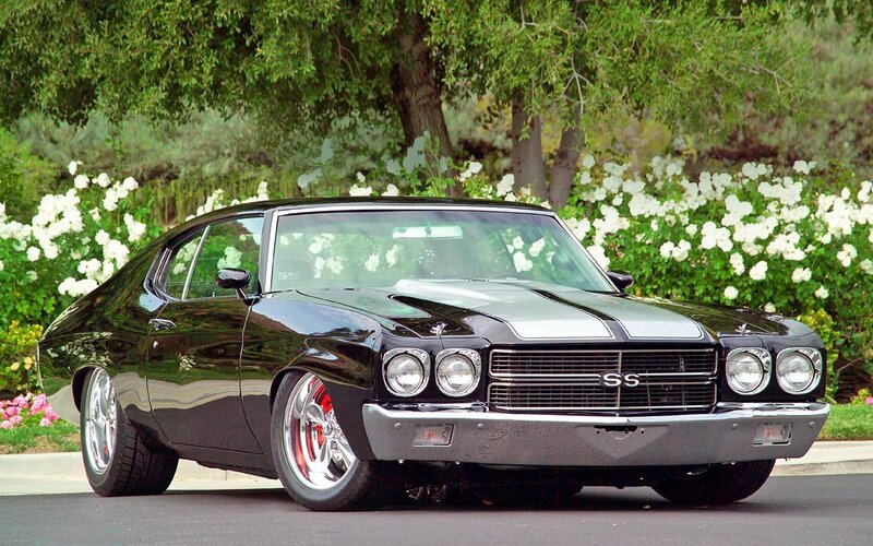 Black Chevrolet Chevelle Ss — Serene, Afternoon