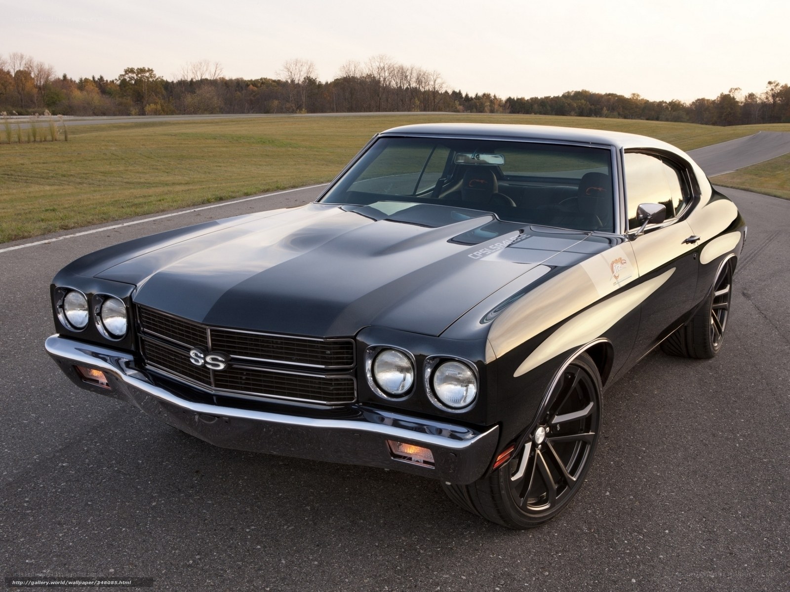 black chevrolet chevelle ss