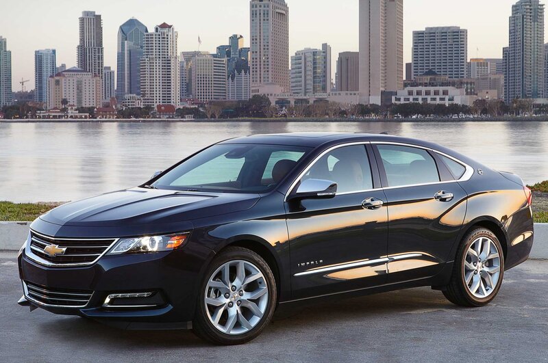 Black Chevrolet Impala — Serene, Sunset