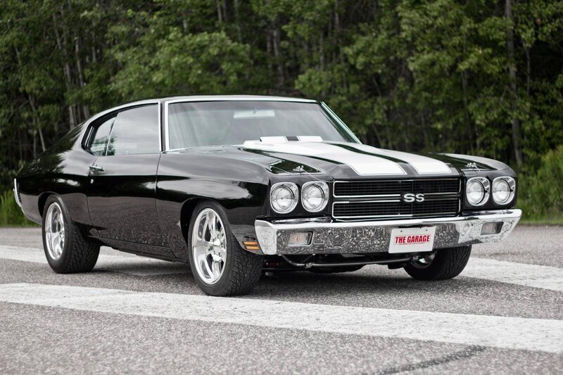 Black Chevrolet Muscle Car — Calm, Afternoon, Photograph
