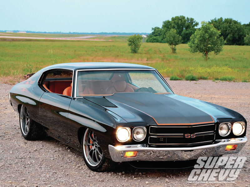 Black Chevrolet Muscle Car — Calm, Afternoon