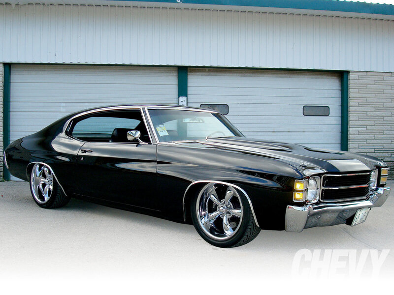 Black Chevrolet Muscle Car — Calm