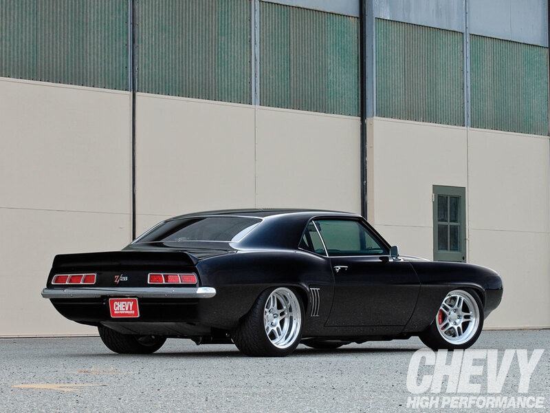 Black Chevy Camaro Z28