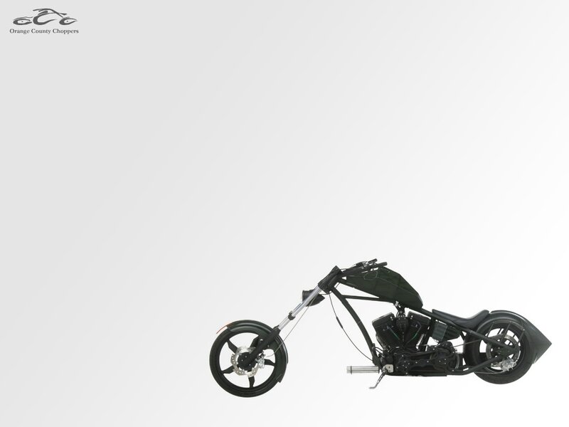 black chopper motorcycle