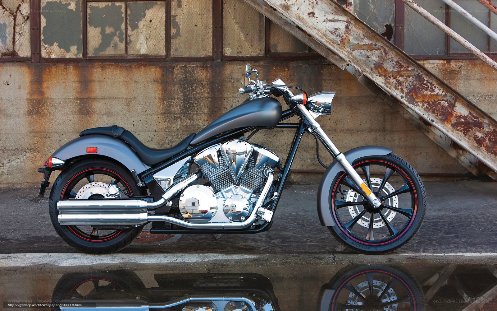 black chopper motorcycle