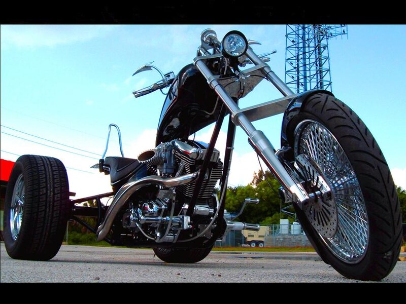 Black Chopper Trike