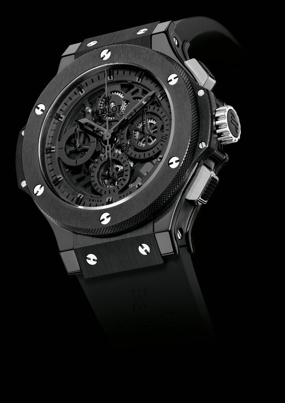 Black Chronograph Watch — Dramatic, Photograph, Watch Face, Crown