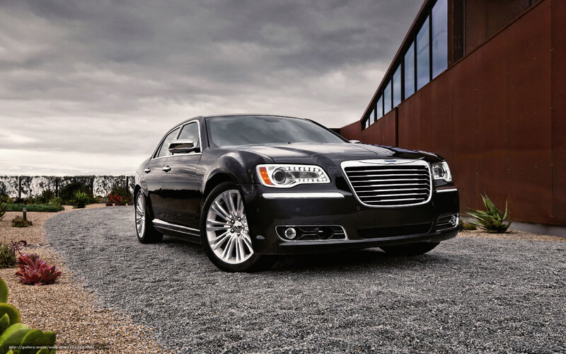 Black Chrysler 300 — Dramatic, Afternoon