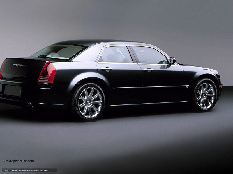Black Chrysler 300 — Dramatic, Photograph, Car