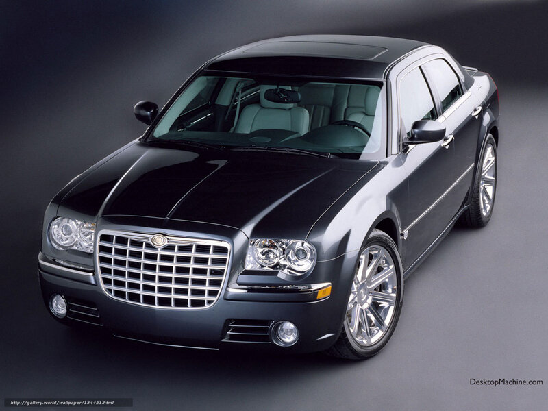 Black Chrysler 300 — Dramatic, Photograph