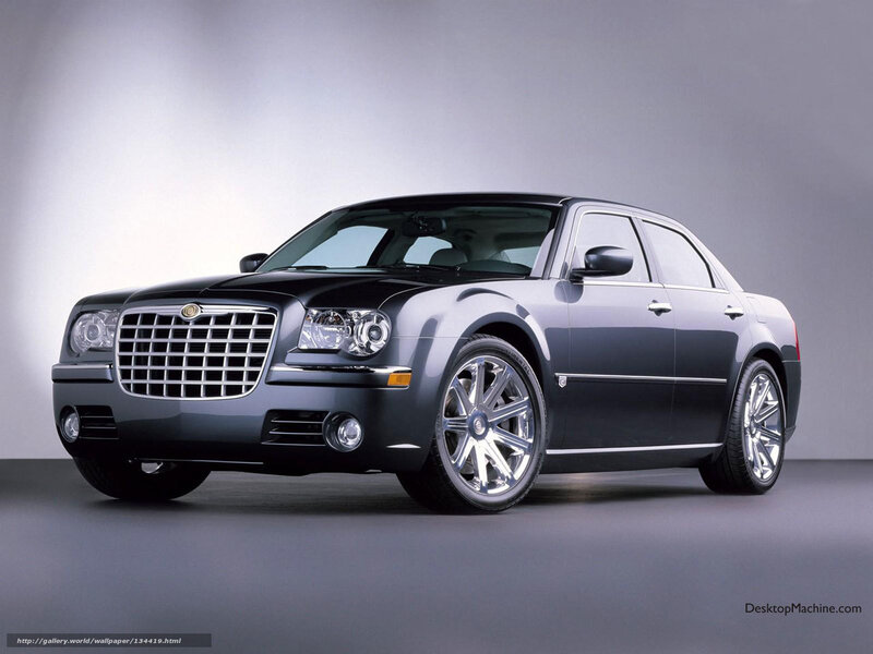 Black Chrysler 300 — Gray