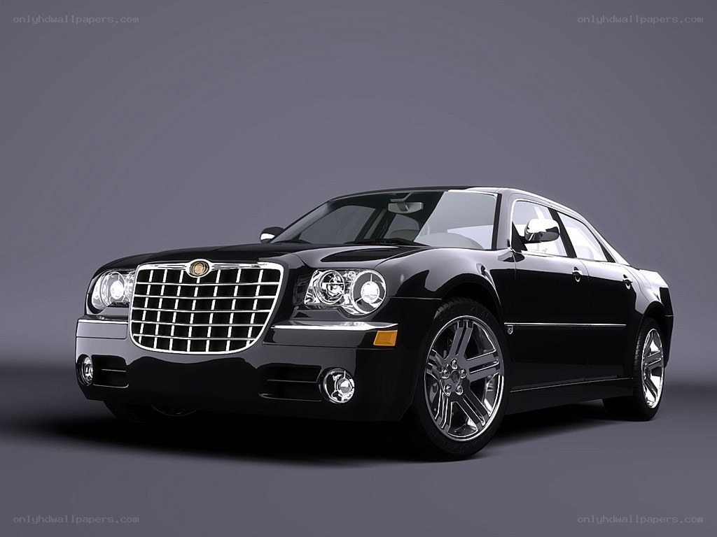 black chrysler 300 sedan