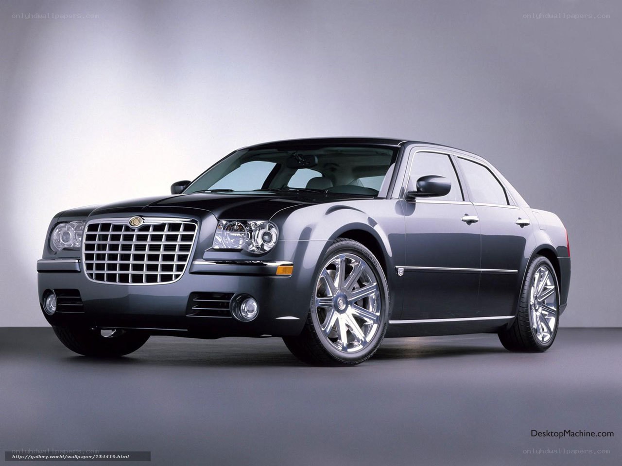 Black Chrysler 300 sedan