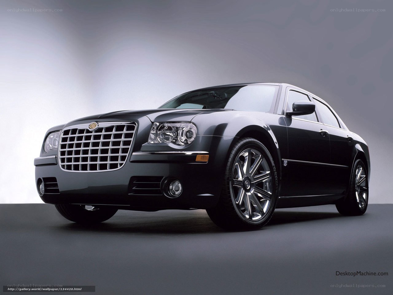 Black Chrysler 300 sedan