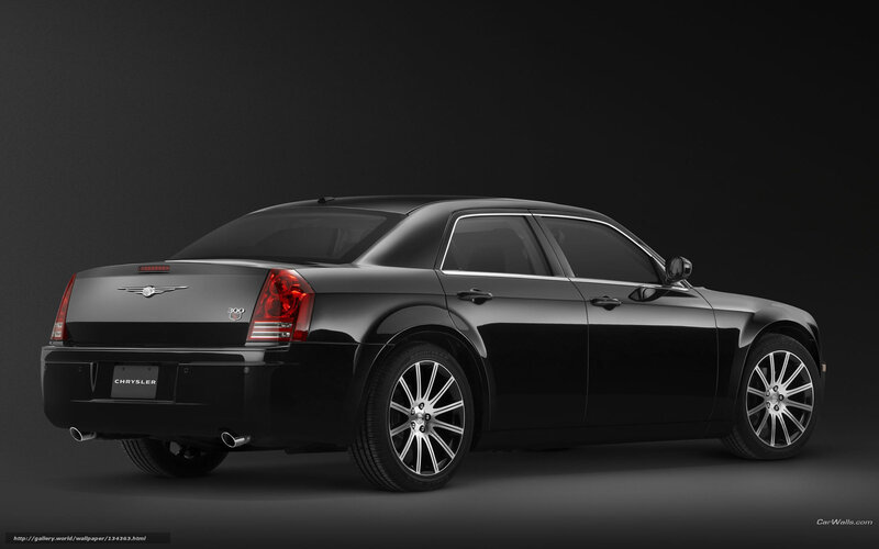 Black Chrysler 300 Sedan — Dramatic