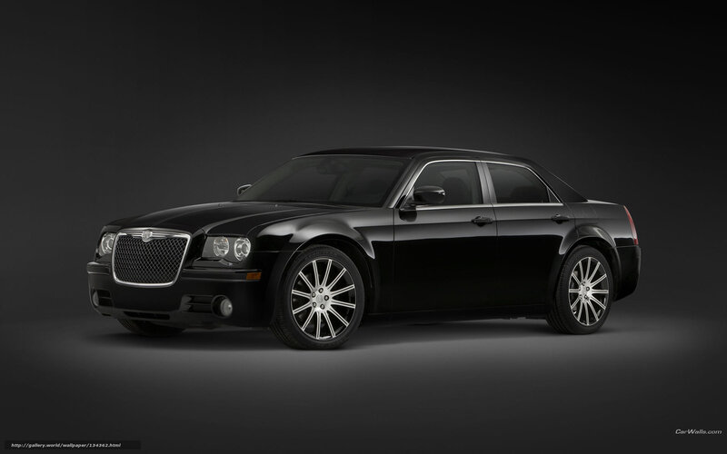 Black Chrysler 300 sedan