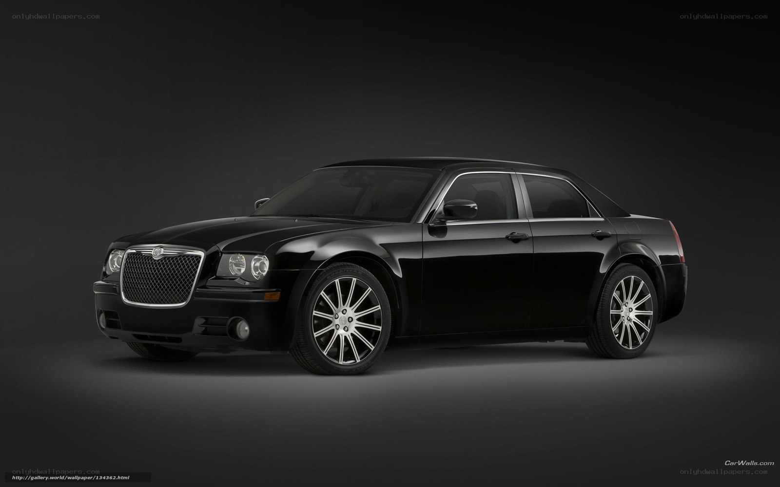 Black Chrysler 300 sedan