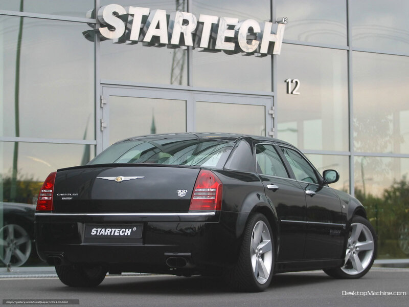 Black Chrysler 300 with Startech branding
